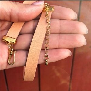 Genuine Tanned Leather Handmade Choker Necklace
